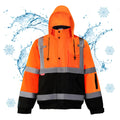 High Visibility Safety Waterproof Bomber Jacket