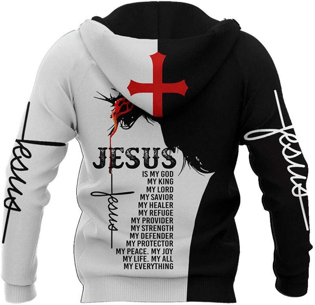 3D Christian Jesus Hoodies for Men