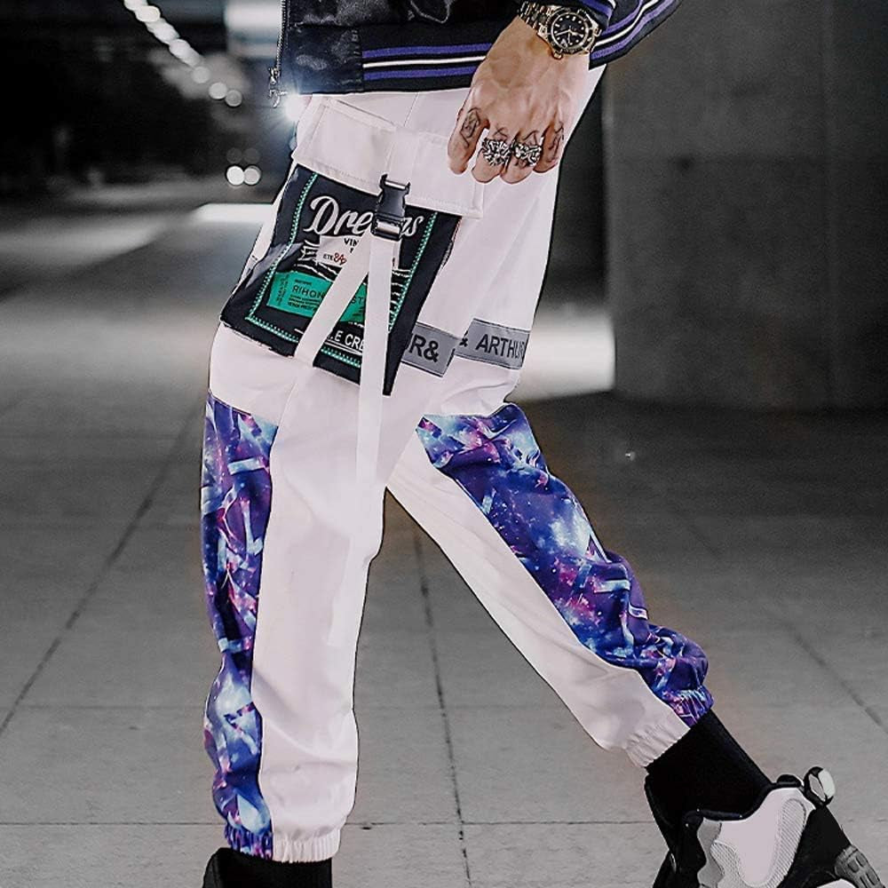 Men Hip Hop Streetwear Cargo Pants