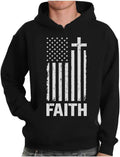 USA Flag Faith Patriotic Pullover Hoodie