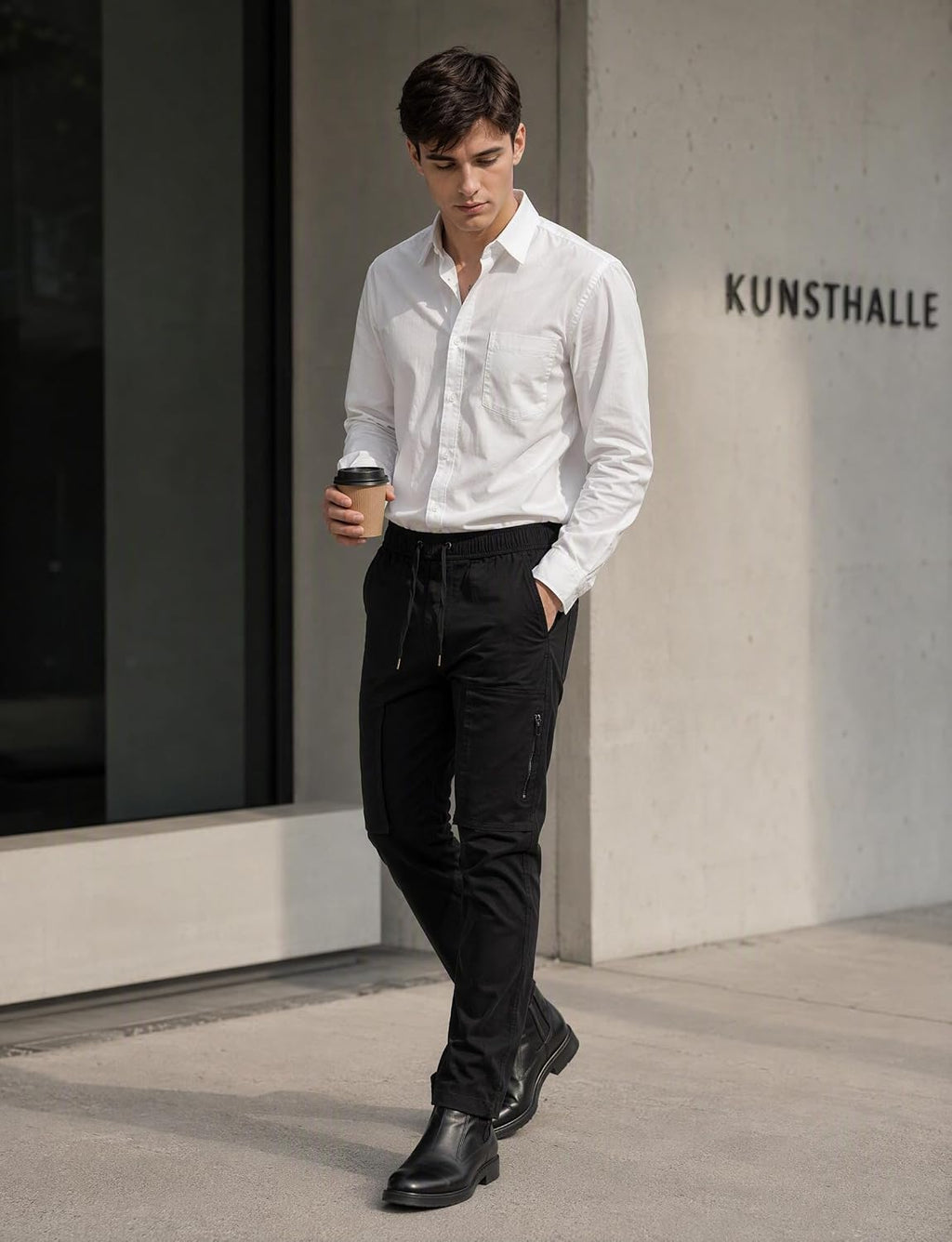 Skinny Fit Casual Cargo Pants
