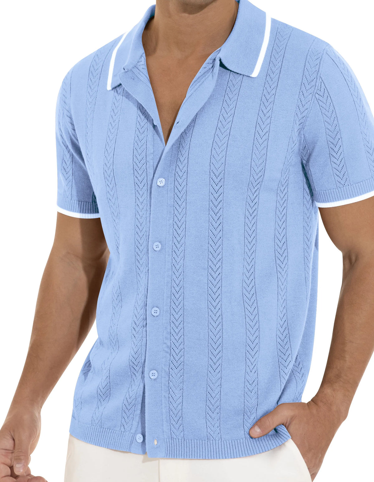 Men'S Casual Short Sleeve Vintage Polo Shirts