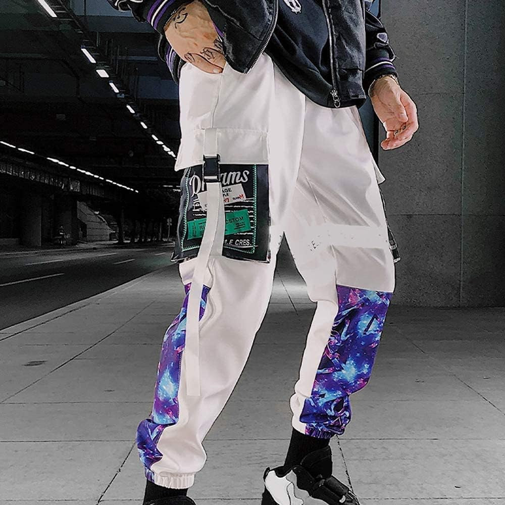 Men Hip Hop Streetwear Cargo Pants