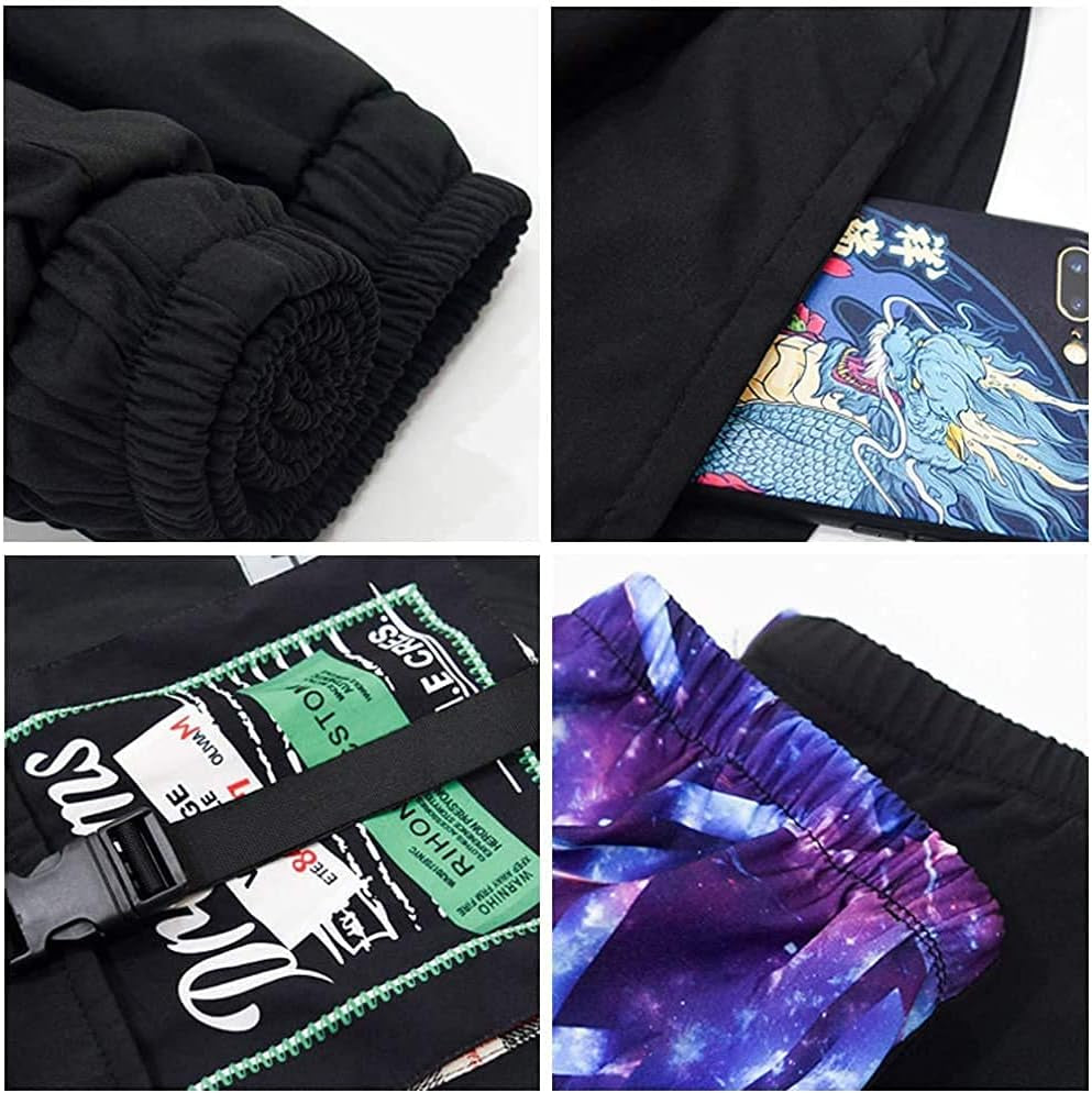 Men Hip Hop Streetwear Cargo Pants
