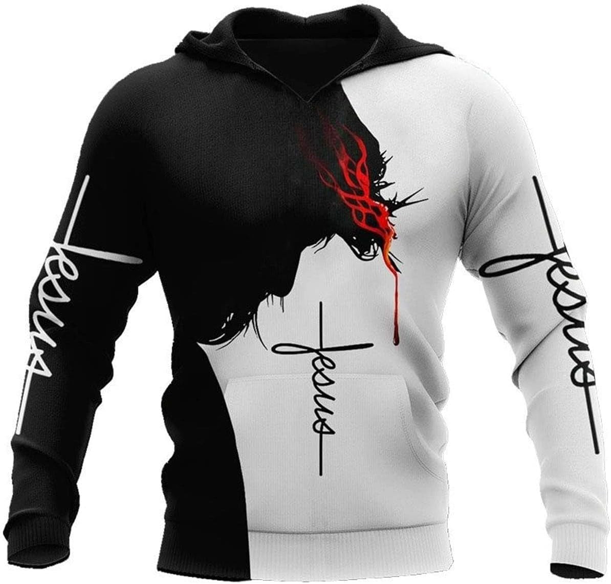 3D Christian Jesus Hoodies for Men