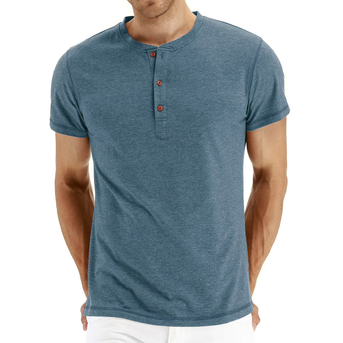 Henley Short Sleeve T-Shirts