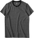 Men Cotton Stretch Crewneck Short Sleeve T-Shirt