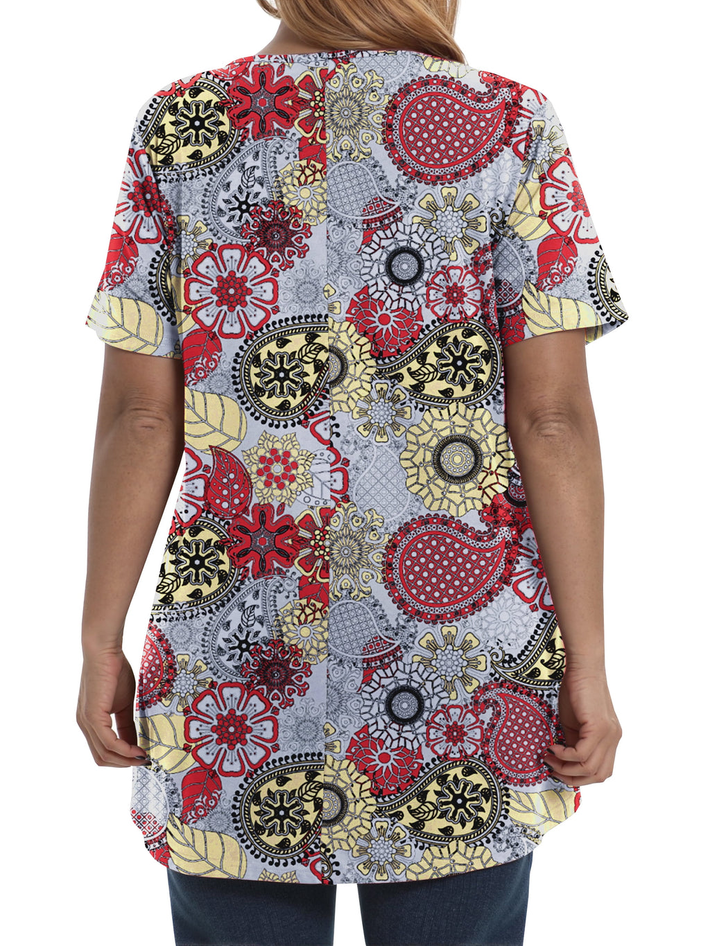 Women Tunic Casual Floral Tops