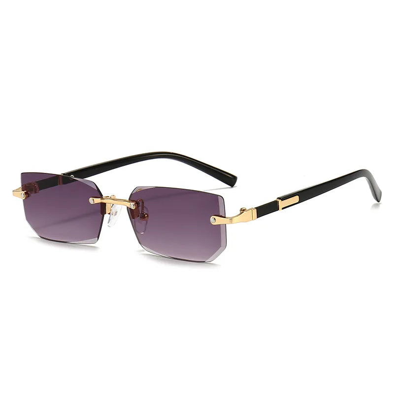 Rimless Rectangle Popular Sunglasses