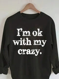 Casual Long‑Sleeve Crew Neck Pullover Sweatshirt