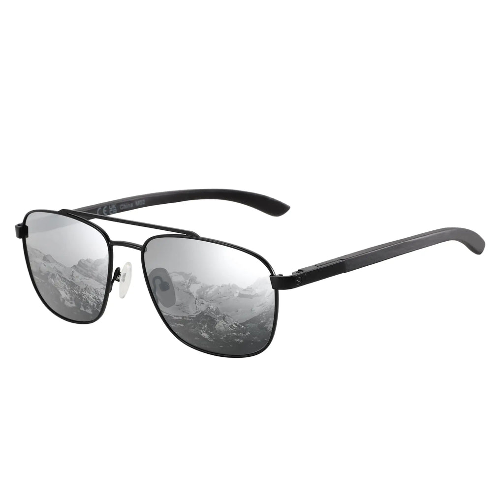 Aviator Wood 100% UV Protection Sunglasses
