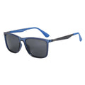Rectangle Ultralight Carbon Fiber Frame Polarized Sunglasses