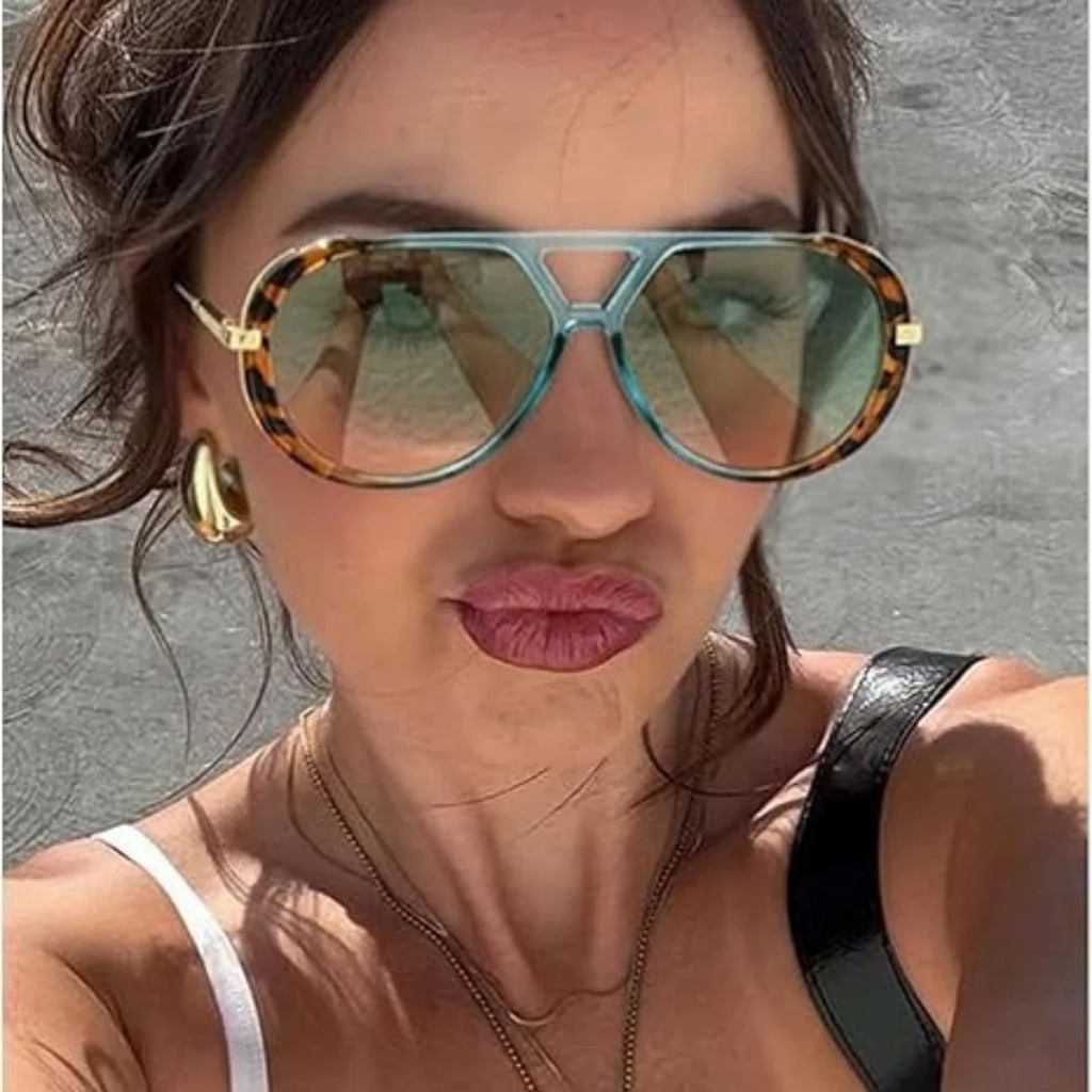 Oversized Vintage Shades Retro Sunglasses