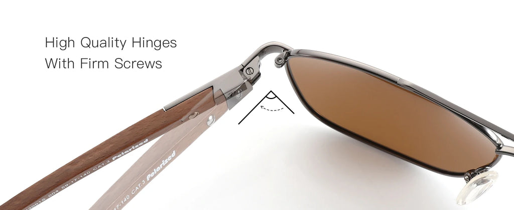Aviator Wood 100% UV Protection Sunglasses