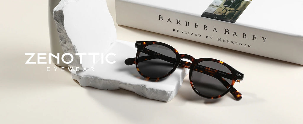 Women Round Polarized Retro Small Sunglasses