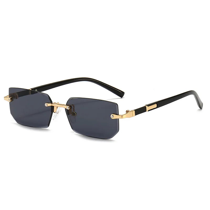 Rimless Rectangle Popular Sunglasses