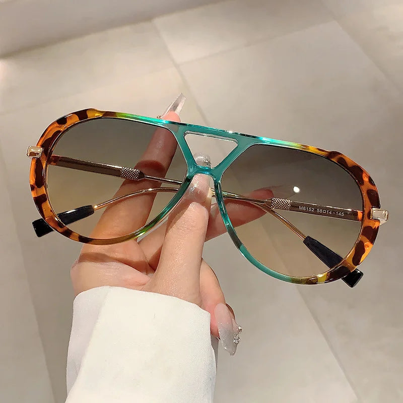 Oversized Vintage Shades Retro Sunglasses