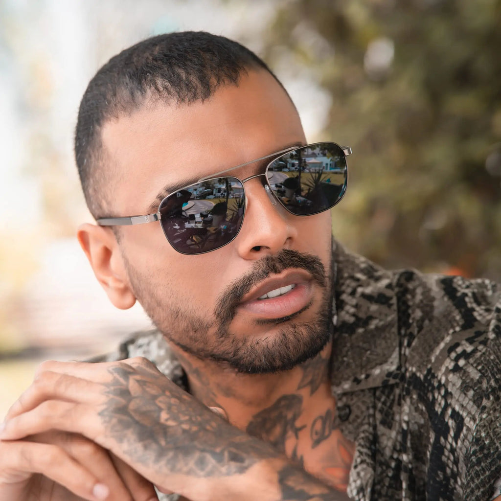 Aviator Wood 100% UV Protection Sunglasses