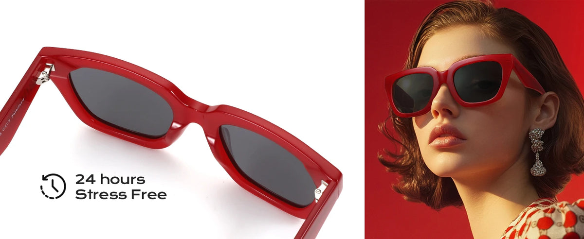 Women Polarized Retro Shades Sunglasses