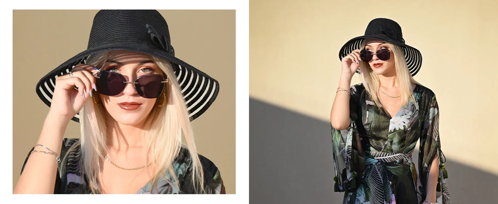 Geometric Diamond Cutting Gradient Sunglasses