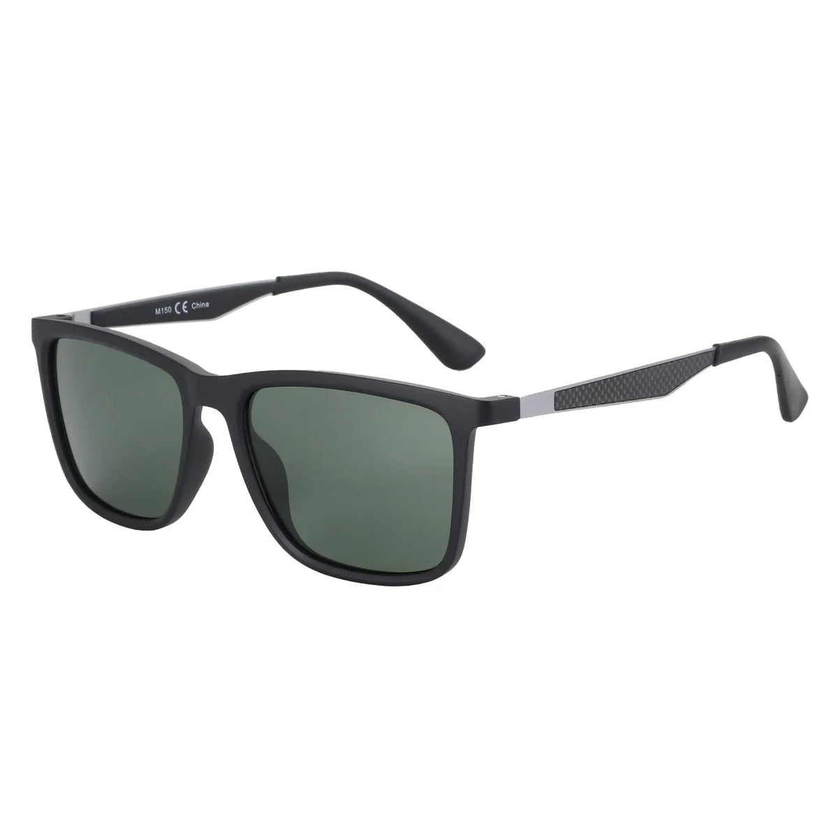 Rectangle Ultralight Carbon Fiber Frame Polarized Sunglasses