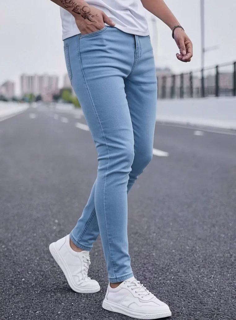 Men Casual Slim-Fit Fashion Jeans