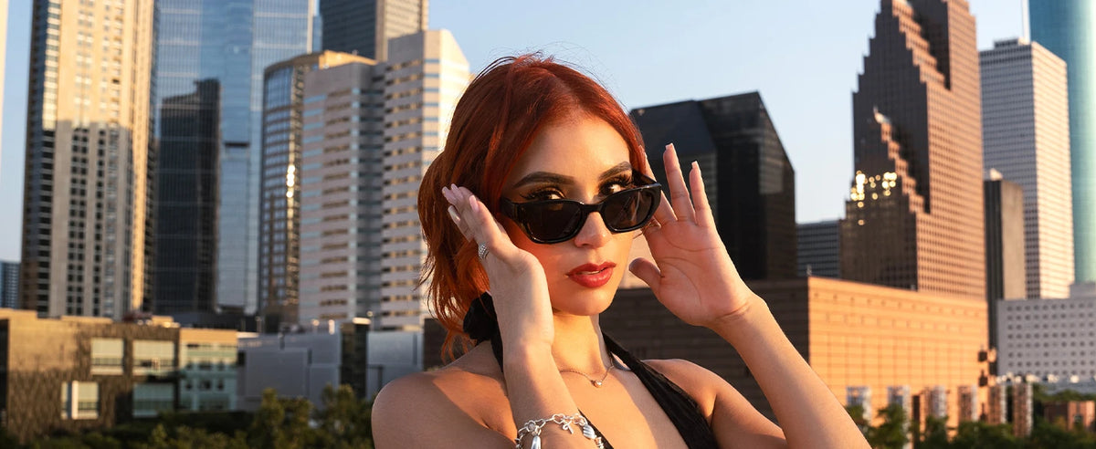 Cat Eye Narrow Retro Sunglasses