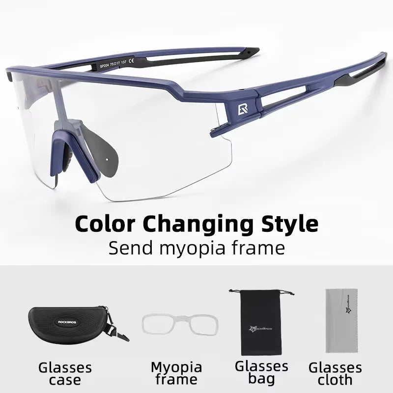ROCKBROS Cycling Photochromic Sunglasses