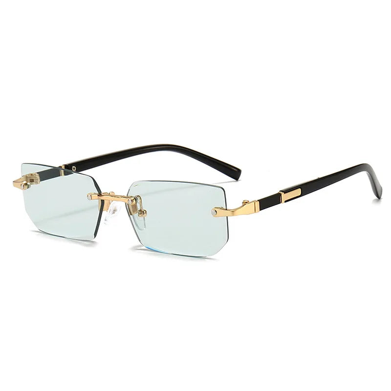 Rimless Rectangle Popular Sunglasses