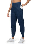Women High Waisted Denim Joggers Pants