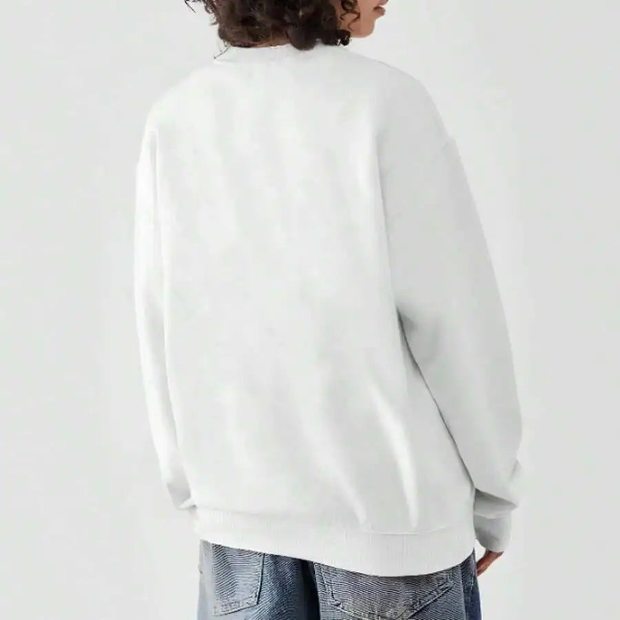 Casual Long‑Sleeve Crew Neck Pullover Sweatshirt