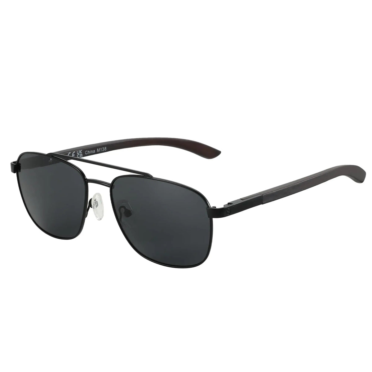 Aviator Wood 100% UV Protection Sunglasses