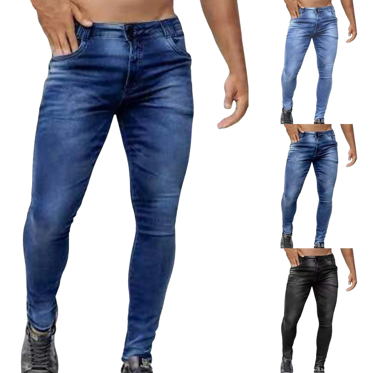 Skinny Stretch Denim Pants