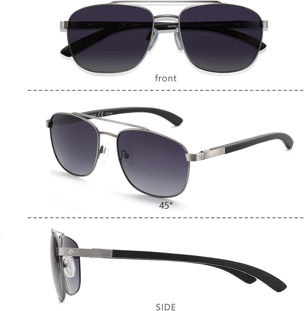 Aviator Wood 100% UV Protection Sunglasses