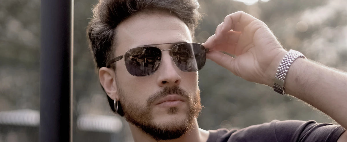 Aviator Wood 100% UV Protection Sunglasses