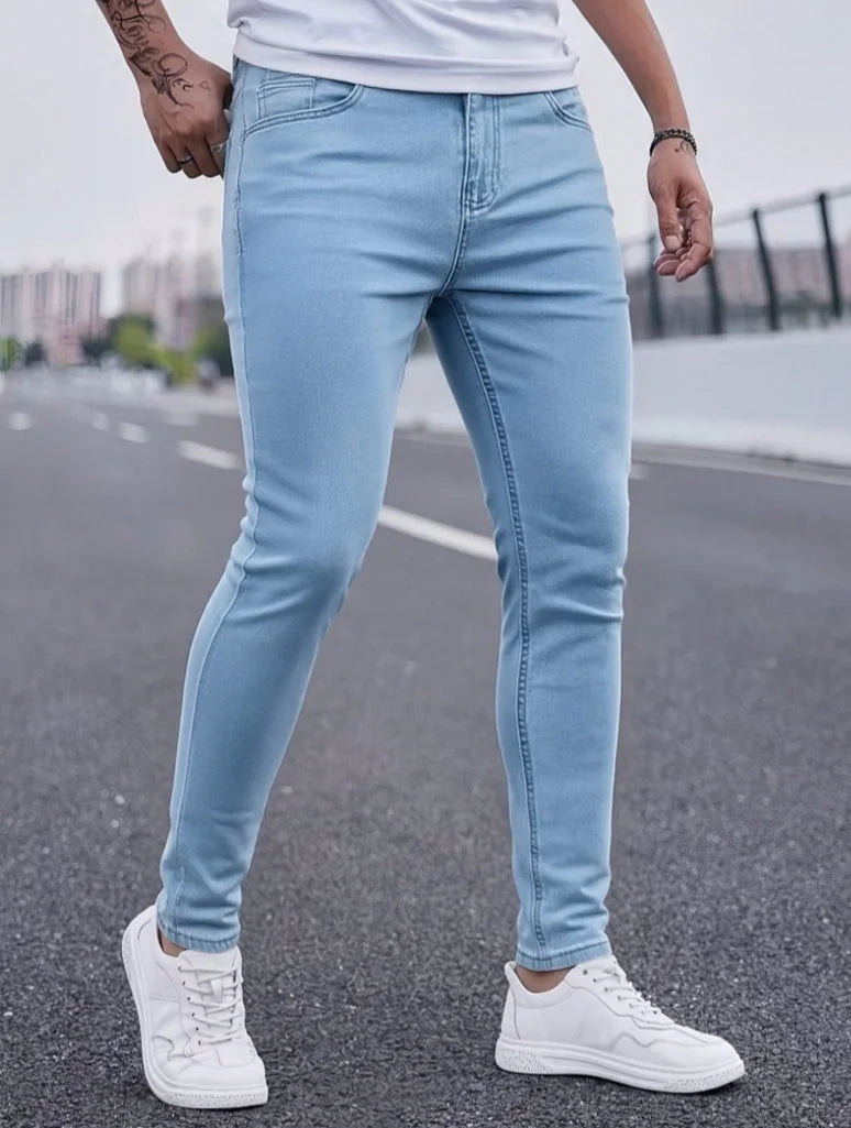 Men Casual Slim-Fit Fashion Jeans