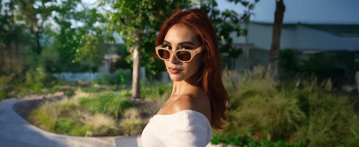 Cat Eye Narrow Retro Sunglasses