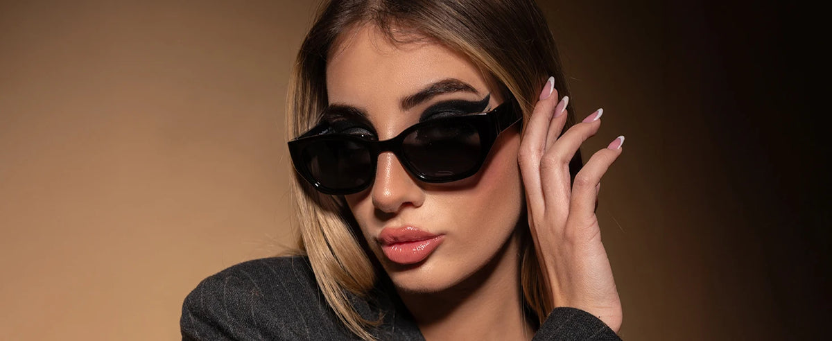 Cat Eye Narrow Retro Sunglasses