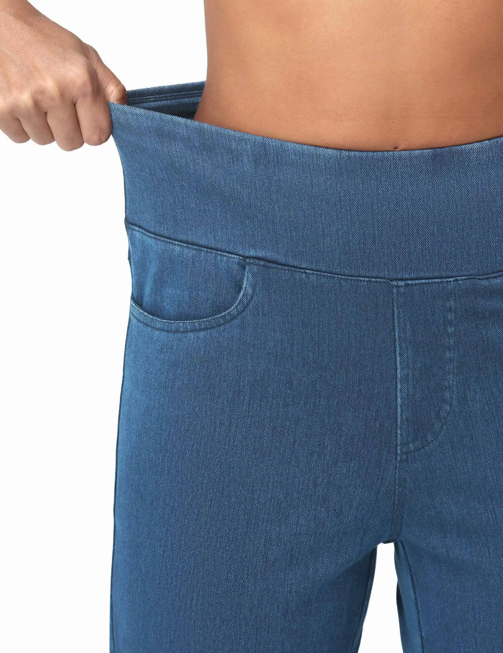 High Waisted Pull on Stretchy Baggy Pants