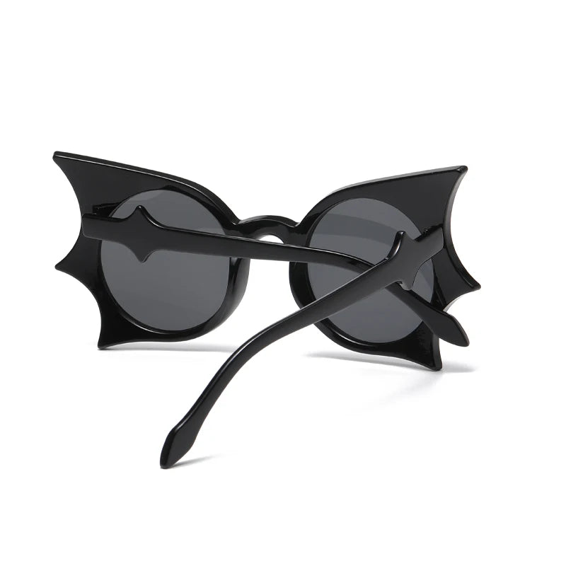 2pcs Bat Shaped Sunglasses