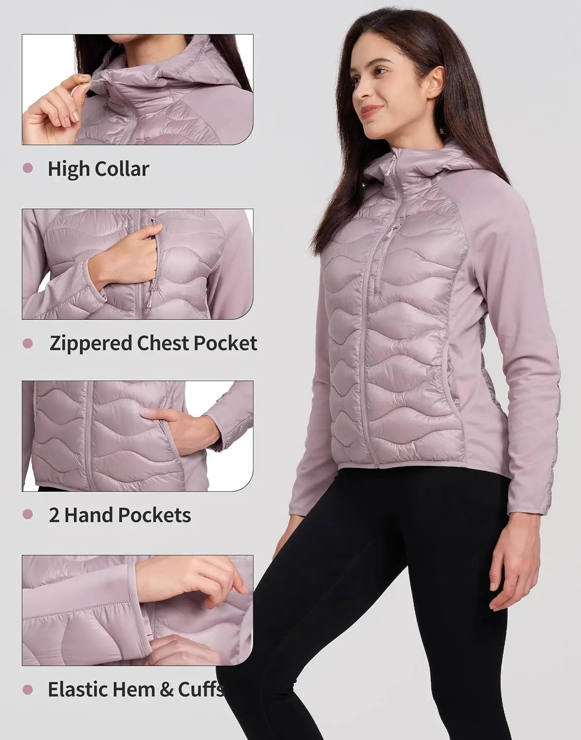 Lightweight Insulated Puffer Packable Jackets