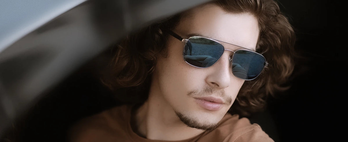 Aviator Wood 100% UV Protection Sunglasses
