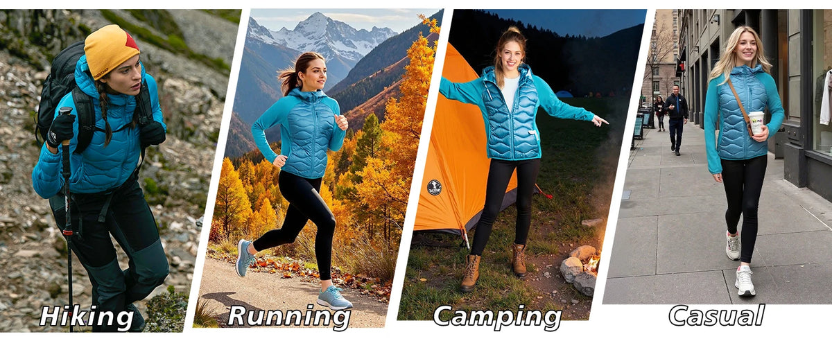 Lightweight Insulated Puffer Packable Jackets