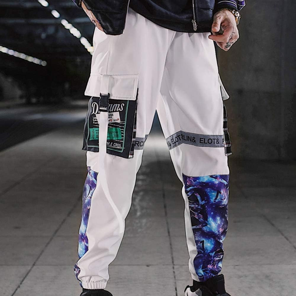 Men Hip Hop Streetwear Cargo Pants