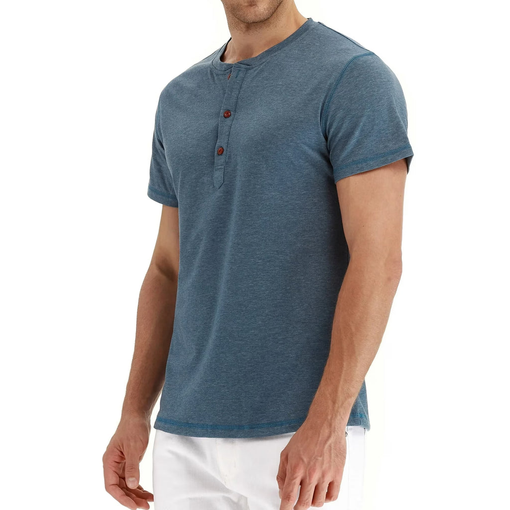 Henley Short Sleeve T-Shirts