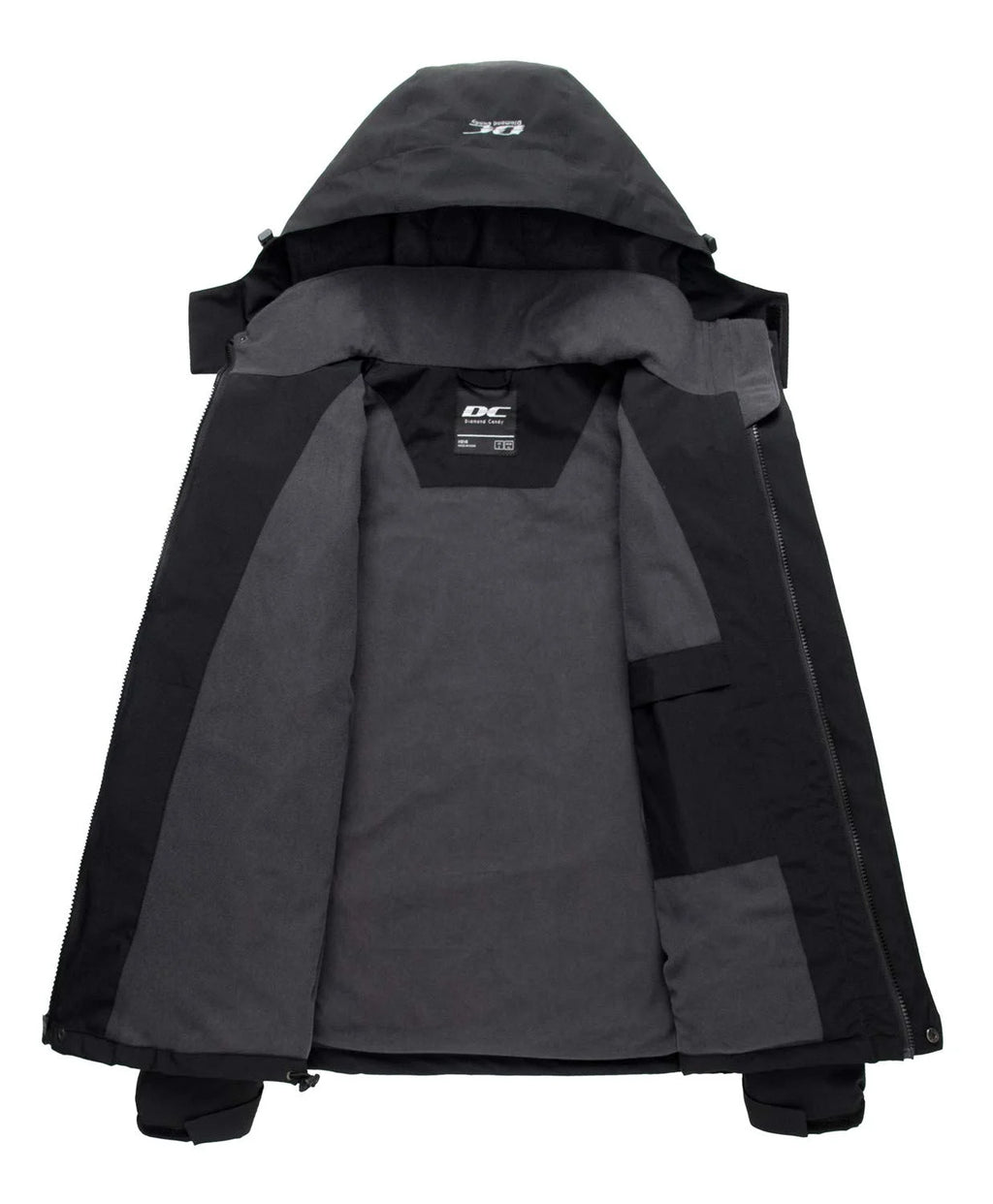 Diamond Candy Men Hooded Waterproof Jacket