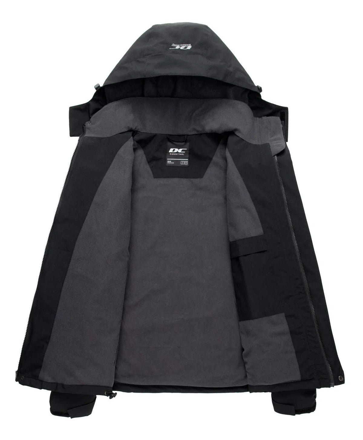 Diamond Candy Men Hooded Waterproof Jacket