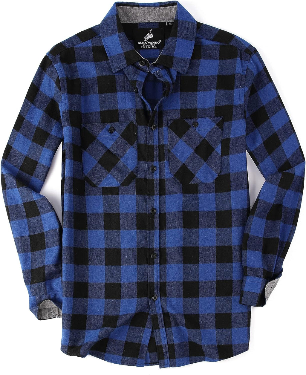 Regular Fit Long Sleeve Casual Flannel Shirts