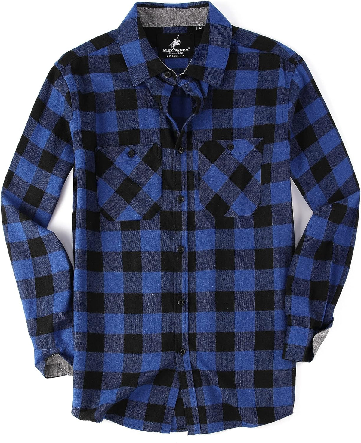 Regular Fit Long Sleeve Casual Flannel Shirts